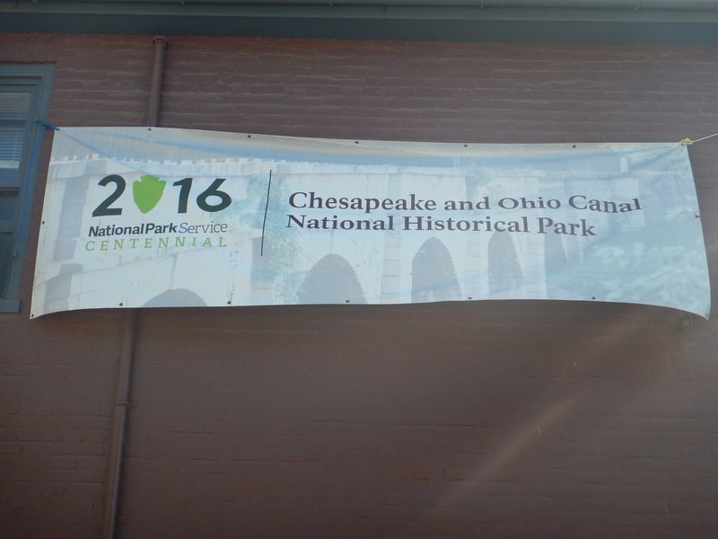 2016 NPS Centennial Sign for the C&O