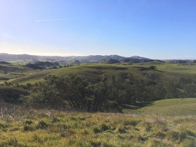 The view's not bad looking to the west from the Panorama Trail.