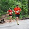 On the 7K GTC Trail, expect to make a road crossing before reaching the singletrack climbing.