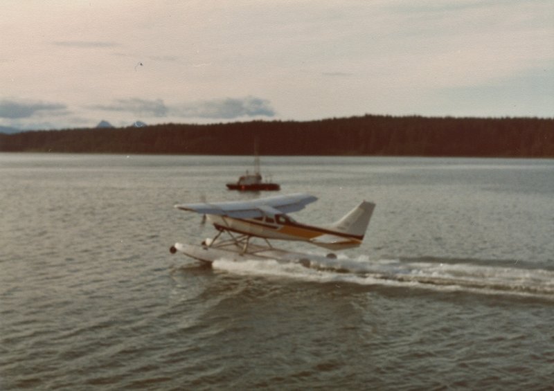 Seaplanes are commonly used to get places in southeast Alaska due to rugged mountains, islands, and a lack of roads.