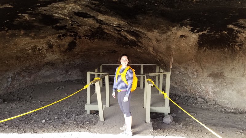 The inside of La Cueva offers a view into the home of a group of inhabitants from 5000 BC.