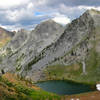 The Four Lakes Trail offers incredible views looking down at Deer Lake.