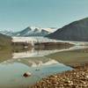 Mendenhall Glacier flowed strongly in 1980. Since then, it has receded about a mile, but it is still beautiful.