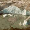 Mendenhall Glacier is stunning from above, as seen from the East Glacier Trail in 1980. Mendenhall Glacier has receded about a mile since then.