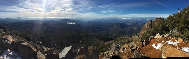 The view west from Cuyamaca Peak is simply stunning.