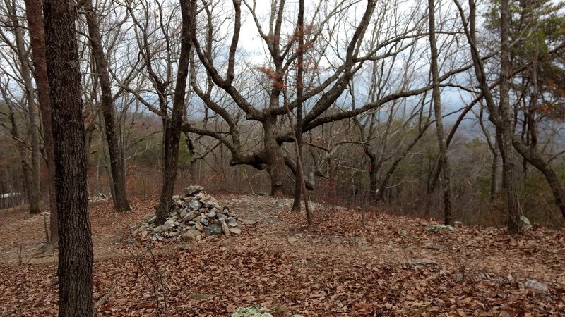 Indian Mound stands trailside on the Pine Mountain Trail.