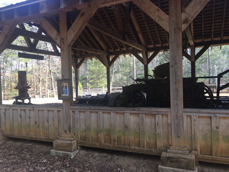 The Blacksmith Shop offers a great look into history along the Lakeside Trail.