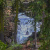 A lovely falls cascades near Granite Creek.