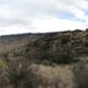 Looking northeast toward Purgatory Canyon. Taken from the junction just before the descent.