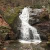 The lower portion of Crabtree Falls is just a short walk from the parking area.