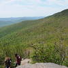 Nearing the summit of Blackhead, Black Dome is visible on the right (hiker's left).