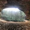 View from inside the Sand Cave.