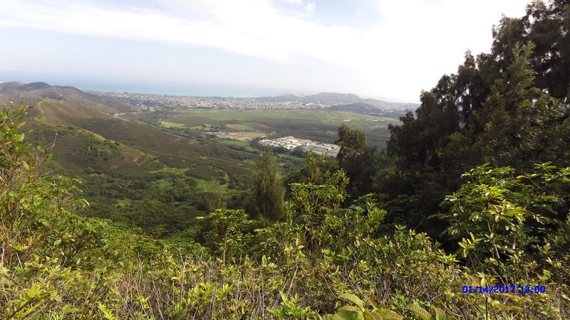 Kailua and Lanikai look quite beautiful from the trail.