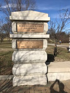You can pick up the Mississippi River Greenway at Jefferson County Park.