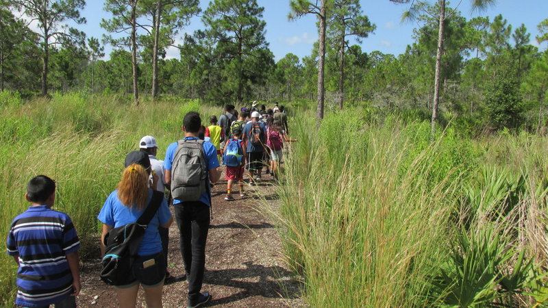 School children have a field day looking for and learning about gopher tortoises!