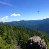 The Salmon Huckleberry Wilderness can be seen all around you from the Douglas Trail. Photo by Cameron Brown.