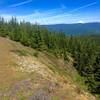 Great views reward visitors to the Plaza Trail on Huckleberry Mountain. Photo by Cameron Brown.