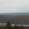 You can find nice views from the fire tower even on a rainy day.