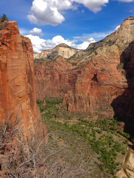 The view toward Big Bend is beautiful on a clear day.