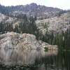 Anderson Lake stands in the shadow of Boulder Mountain.