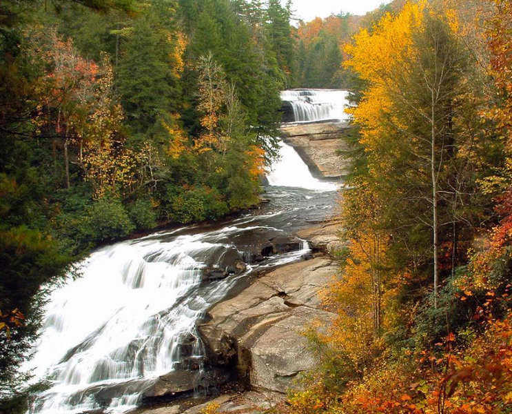 Triple Falls at DuPont State Forest.