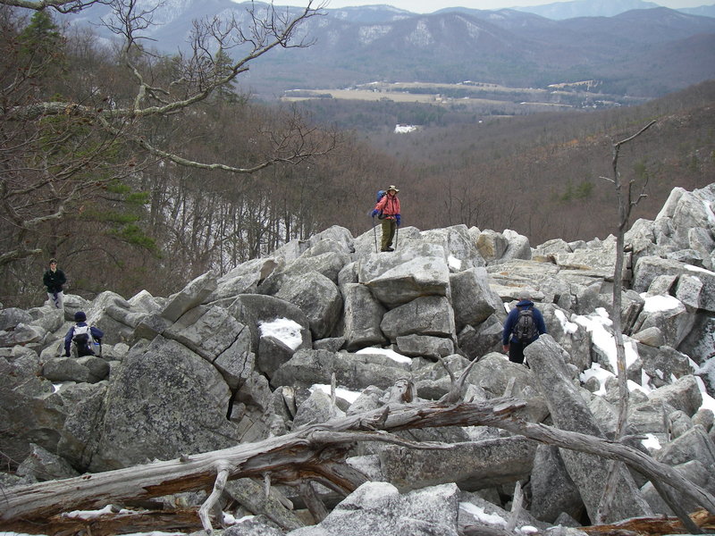 The Devils Marble Yard can be accessed from the Belfast Trail.