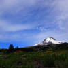 Enjoy this view above Umbrella Falls near the downhill side of the Mt. Hood Meadows Parking Lot. Photo by Jennifer Cusic.