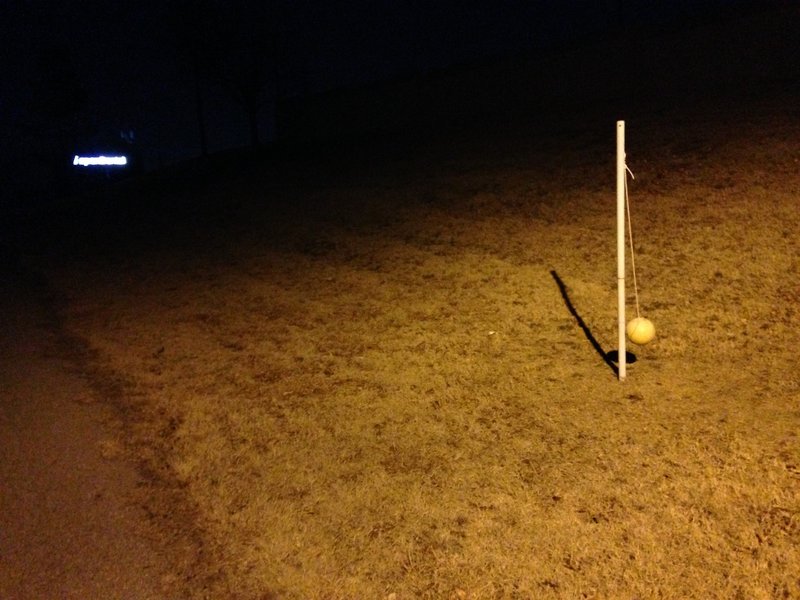 Fancy a game of Tetherball? Enjoy one along the Skelly Bypass Neighborhood Trail.