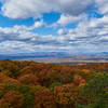 Vibrant leaves grace the view from the northern tip.