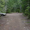 The road to the trailhead is rough in places. The trailhead serves the West Zigzag Trail and the Burnt Lake (south) Trail. Photo by Jerry Adams.