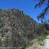 Views of spires await along the Upper Rhyolite Trail.