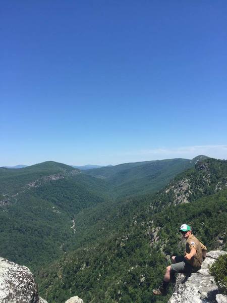 Enjoy this view on the right side of the gorge along the Shortoff Mountain Trail.