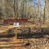 Rerouted Cox Mountain trailhead.