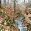 Step Hill rises above the creek.