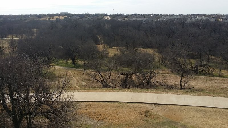 This is the view from the Observation Tower.