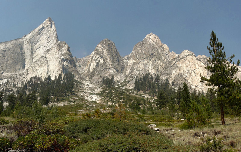 Enjoy great views of the Castle Domes from the Woods Creek Trail.