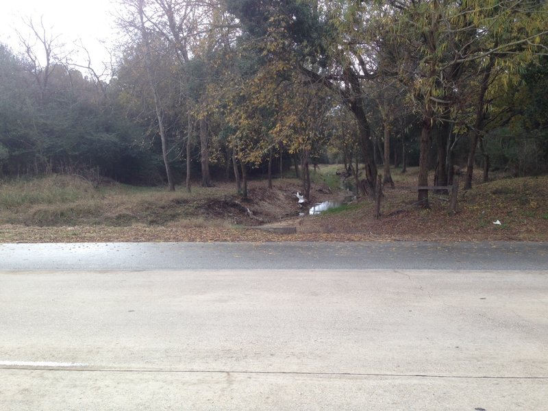 Malsbury Trace can be found south of Clay Road on the right side of the water in this photo (the west bank).