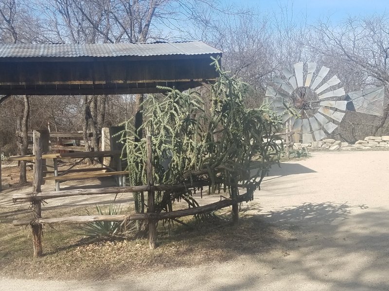 The picnic area is located at the halfway point on the Northwest Trail.