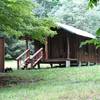 Depending on the season, enjoy a snack or warm up in this warming hut in the North Woods Trail System.