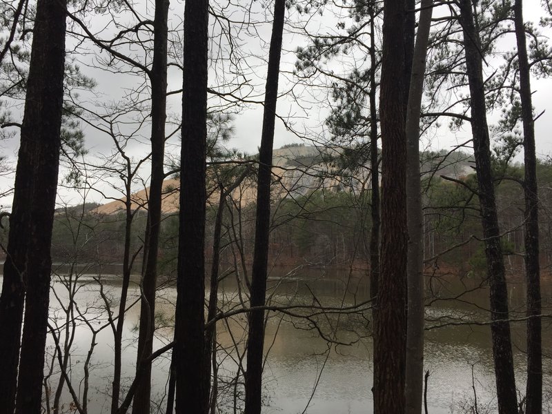 Enjoy this view of the mountain from across Venable Lake.