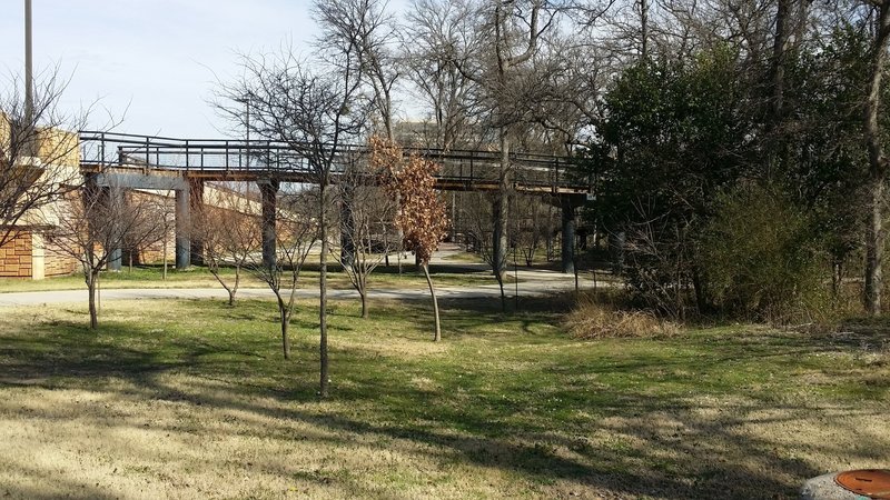 This ramp connects the path to Routh Creek Parkway.