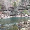 This is the first bridge on the trail from the main Piney River parking area. I watched a young guy jump from the bridge into the swimming hole below in February!