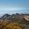 Clouds begin to fill the sky looking north from Sandstone Peak.