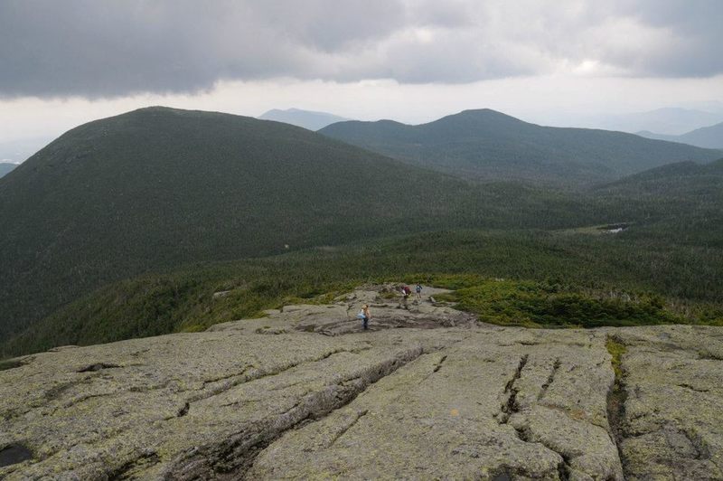 The final rock-slab section of Mount Marcy leads to awesome views from the summit!