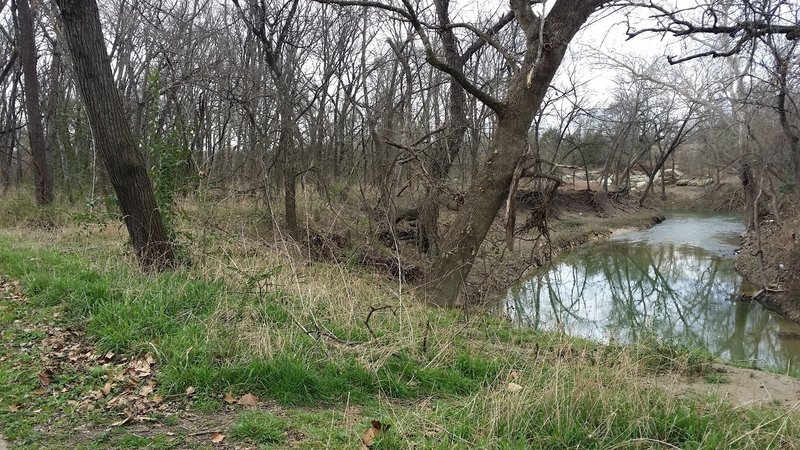 Rowlett Creek winds through Breckinridge Park.