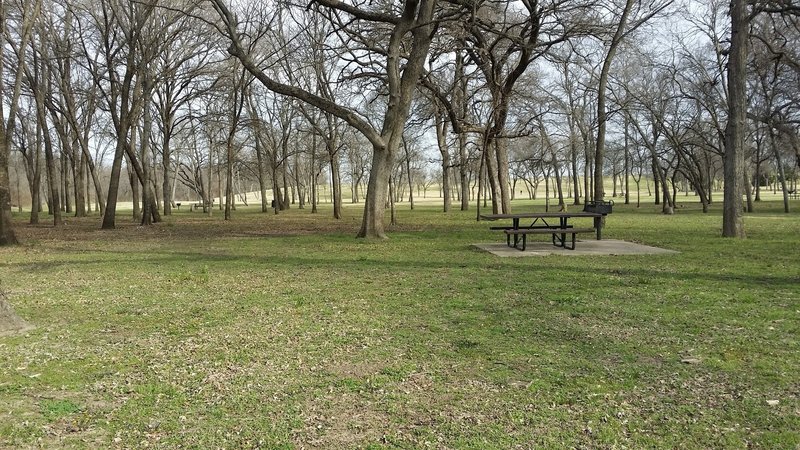 Breckinridge Park has an open expanse with plenty of options for hammock napping.