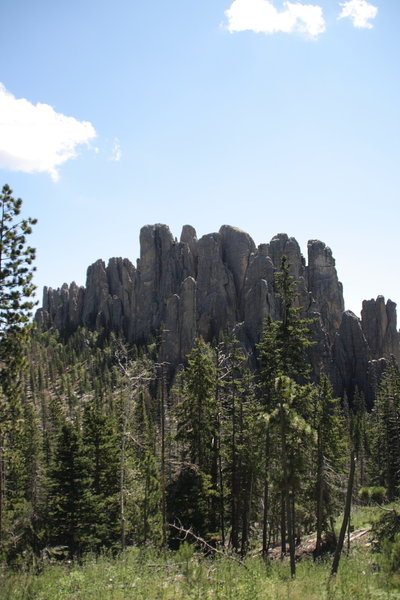 Along the trail, be sure to look up and check out the fantastic rock formations.