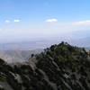 The Devils Backbone juts out of the ground on Mt. Baldy.