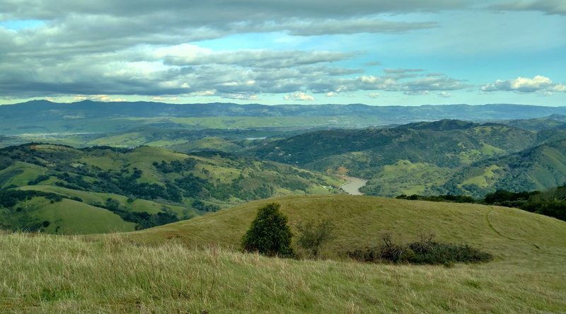 The Valley of the Heart's Delight (AKA San Jose and its countryside) offers a beautiful scene from the summit of Bald Mountain.