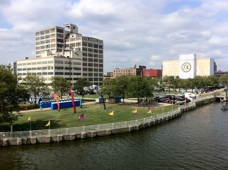 A summer festival marks the beginning of the Rock River Recreation Path in Davis Park.